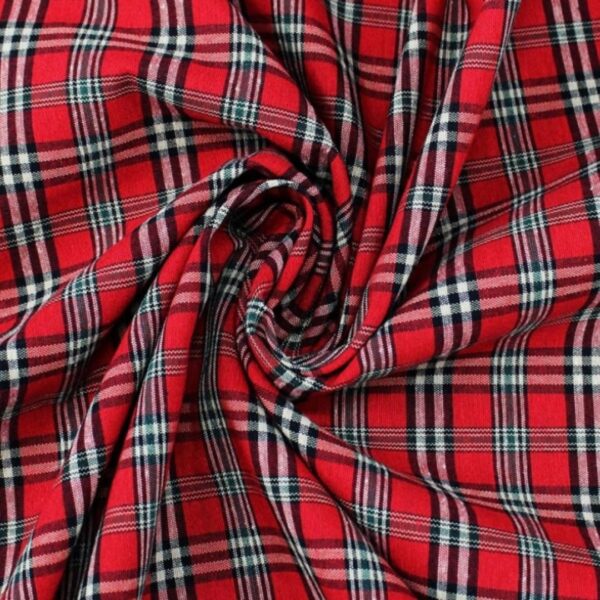 Red Tartan Cotton Dog Snood