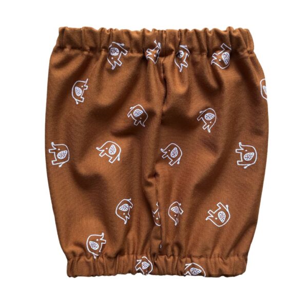 Cotton Jersey Earmuffs - Baby Elephant, Bronze
