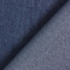 Chambray earmuffs, slightly shiny - Navy blue