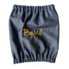 Chambray earmuffs, slightly shiny - Navy blue