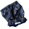 Paraorecchie-per-cani-in-cotone-polvere-di-stelle-blu-oro-dettaglio Paraorecchie natalizio in cotone - Polvere di stelle, Disponibile in 3 colori