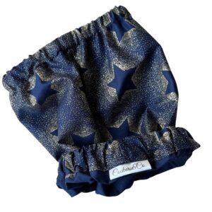 Paraorecchie natalizio in cotone - Polvere di stelle, Disponibile in 3 colori
