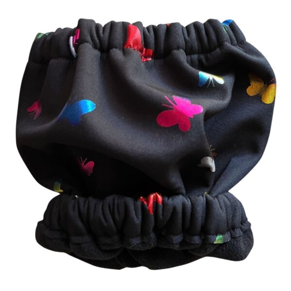 Paraorecchie per cani impermeabile in pile - Butterfly Glow