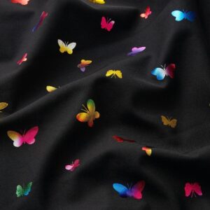 Paraorecchie per cani impermeabile in pile - Butterfly Glow