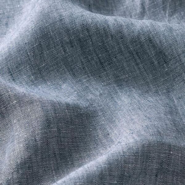 Paraorecchie per cani in leggero lino - Mélange, Blue jeans