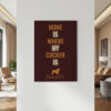 Poster “Home is Where my Cocker is” - English edition