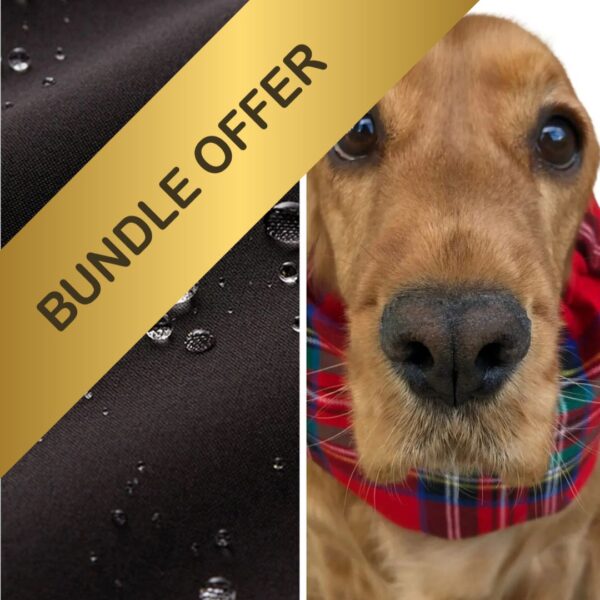 Bundle "Winter Duo" - Paraorecchie impermeabile + Flanella tartan
