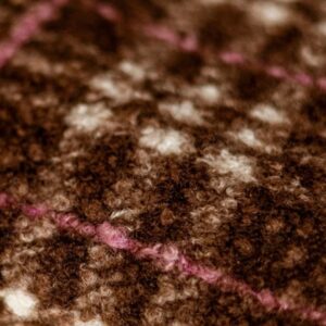 Paraorecchie per cani in maglia bouclé - Choco pink