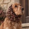 Paraorecchie per cani in maglia bouclé - Choco pink