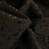 Paraorecchie per cani in denim stretch grigio scuro “Leopard Couture” - tessuto alta moda