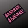 Customized harness patch with Cocker Spaniel silhouette + name