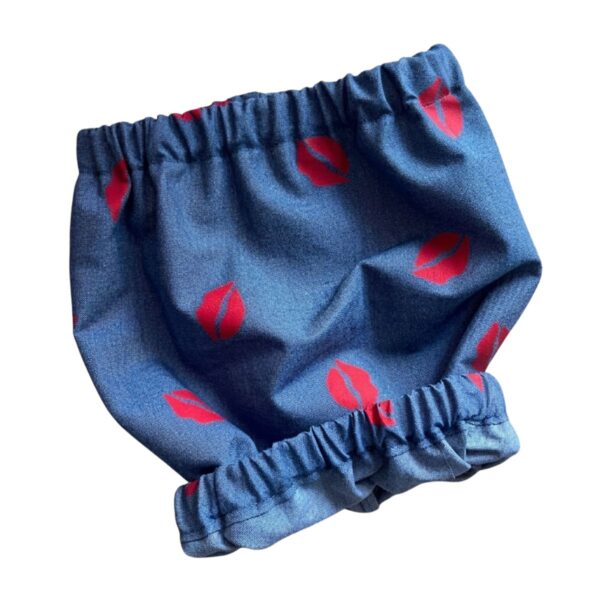 Paraorecchie per Cocker Spaniel in tessuto chambray - Kisses