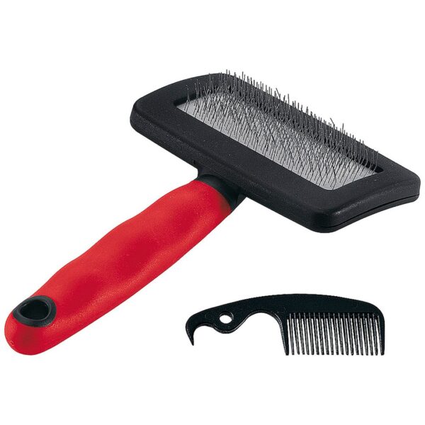 GRO 5944 Medium Cardatore per cani - Spazzola per pelo medio e lungo