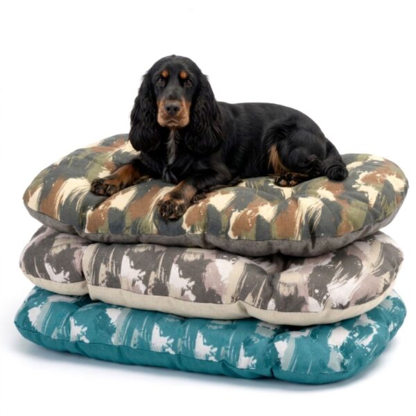 Cuscino morbido per cani 78x50 cm - Camo, Disponibile in 3 colori